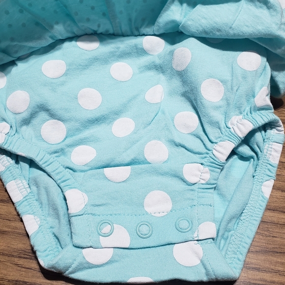 (030) *TWINS* Girls: 6M Carter's Tutu Onesie- N1 - Picture 4 of 6